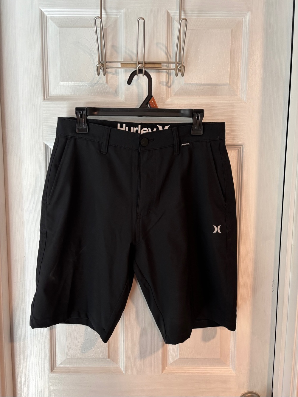 Hurley Black Men’s Hybrid Board Shorts